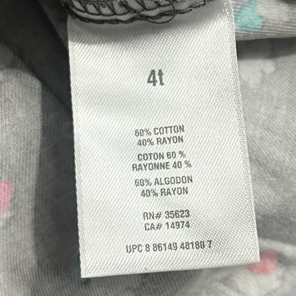 Carters • Grey Mouse with Hearts Dress - Picture 5 of 5